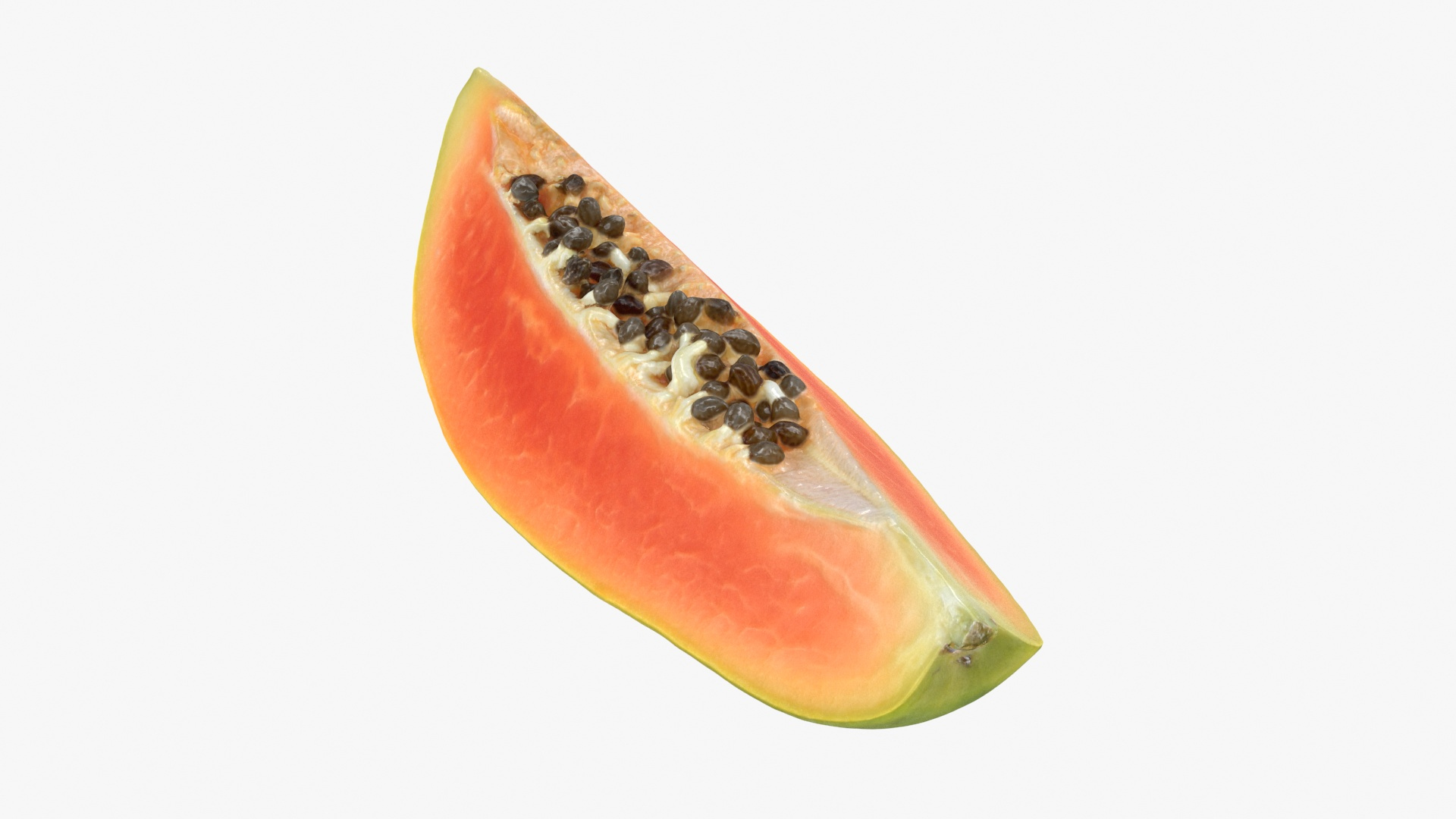 Papaya Wedge 3D Model