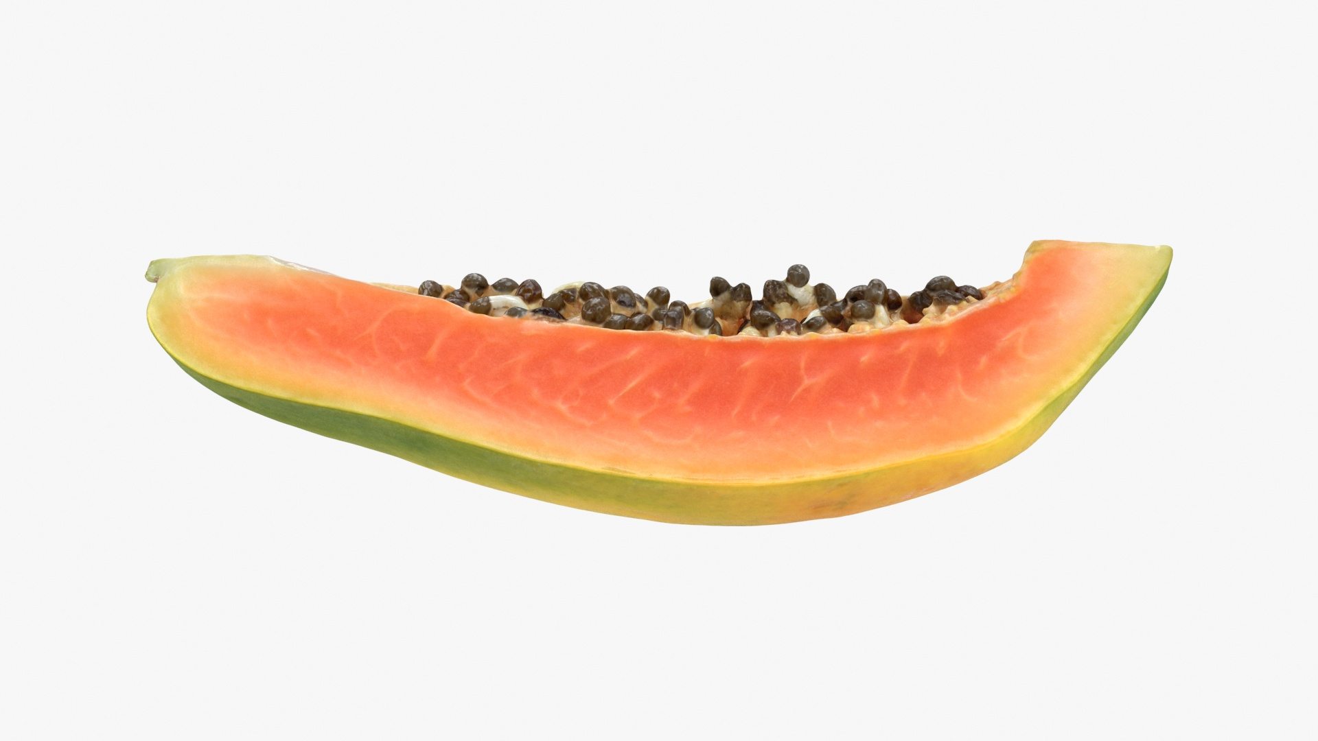 Papaya Wedge 3D Model