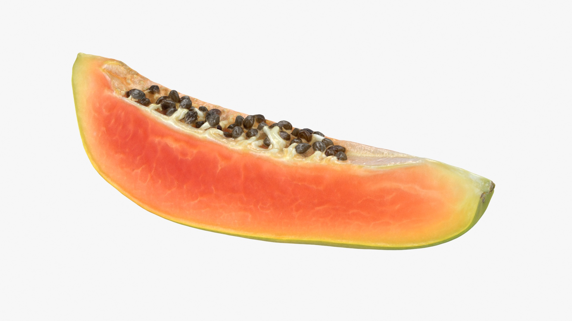 Papaya Wedge 3D Model