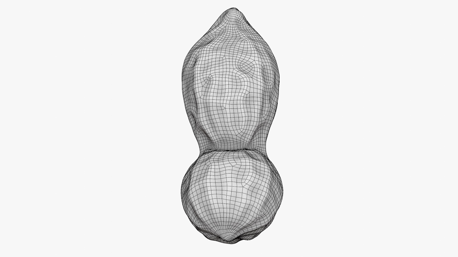 Peanut Shell 02 - 3D Scanned 3D Model