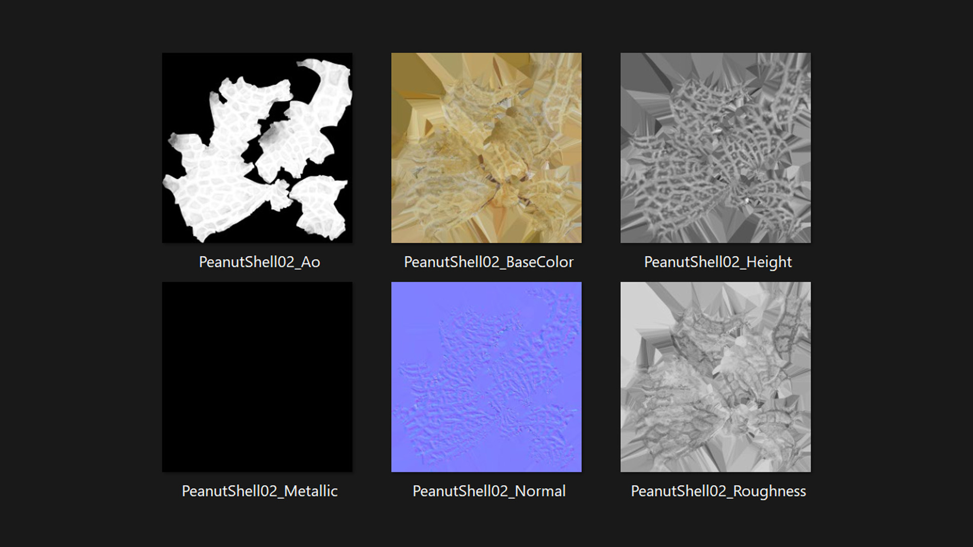 Peanut Shell Pile 3D Model