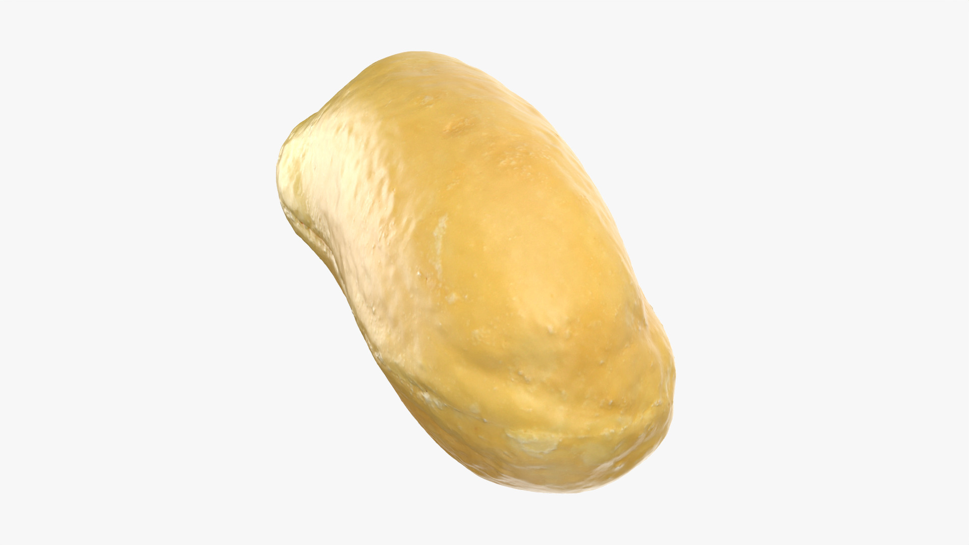 Peeled Peanut 3D Model