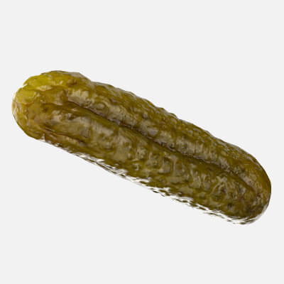 Pickled Cucumber 02 - 3D Scanned