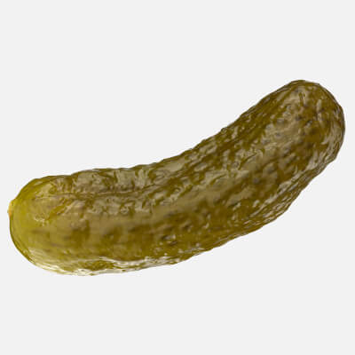 Pickled Cucumber 03 - 3D Scanned