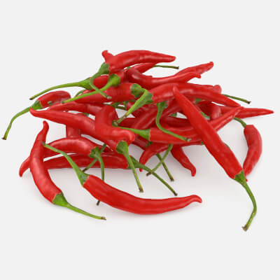 Pile of Red Chilli Pepper