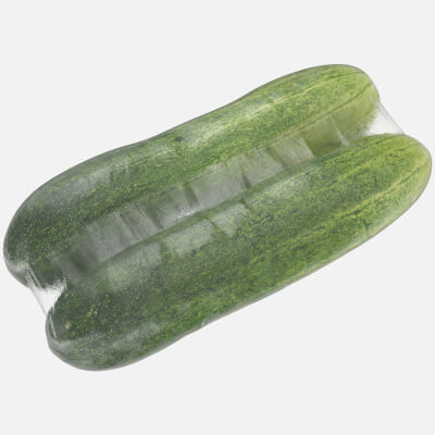 Plastic Wrap Cucumbers