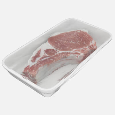 Pork Chop Wrapped Package