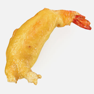 Prawn Fritters 02 - 3D Scanned