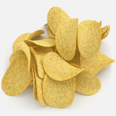 Pringles Potato Chips Pile