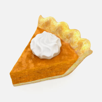 Pumpkin Pie Slice