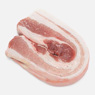 Raw Pork Belly 01