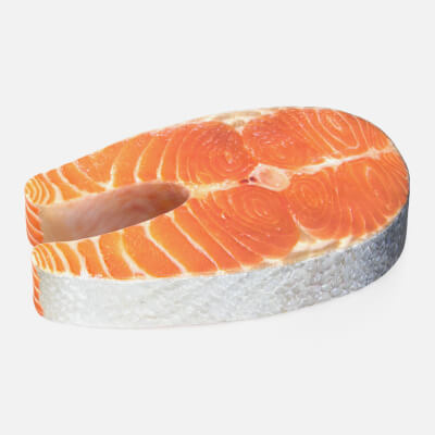 Raw Salmon Steak
