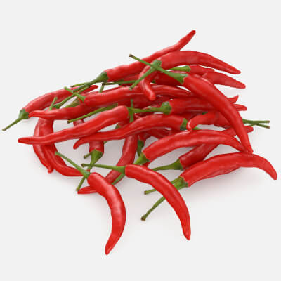 Red Chili Pepper Pile