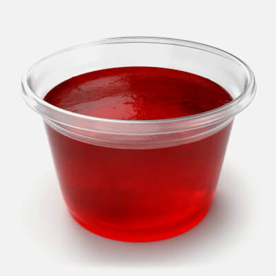 Red Jello Cup