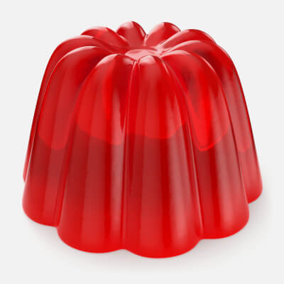 Red Jelly Dessert