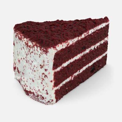 Red Velvet Cake - 3D Scanned