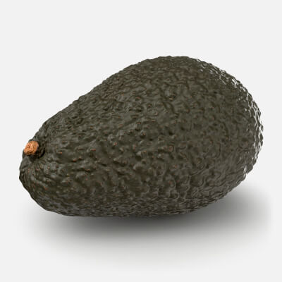 Ripen Avocado - 3D Scanned