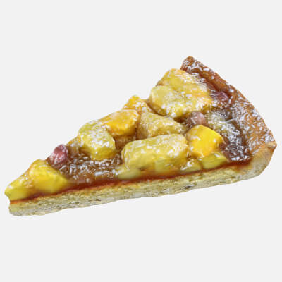 Tropical Fruit Tart - 3D Scanned