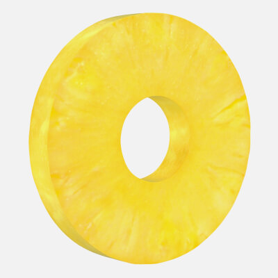 Round Pineapple Slice