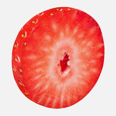 Round Strawberry Slice