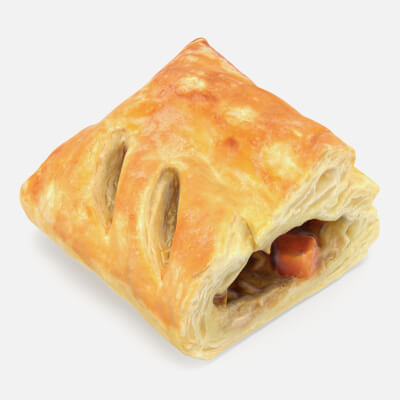 Savory Meat Pastry Half