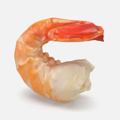Realistic Shrimp Peeled