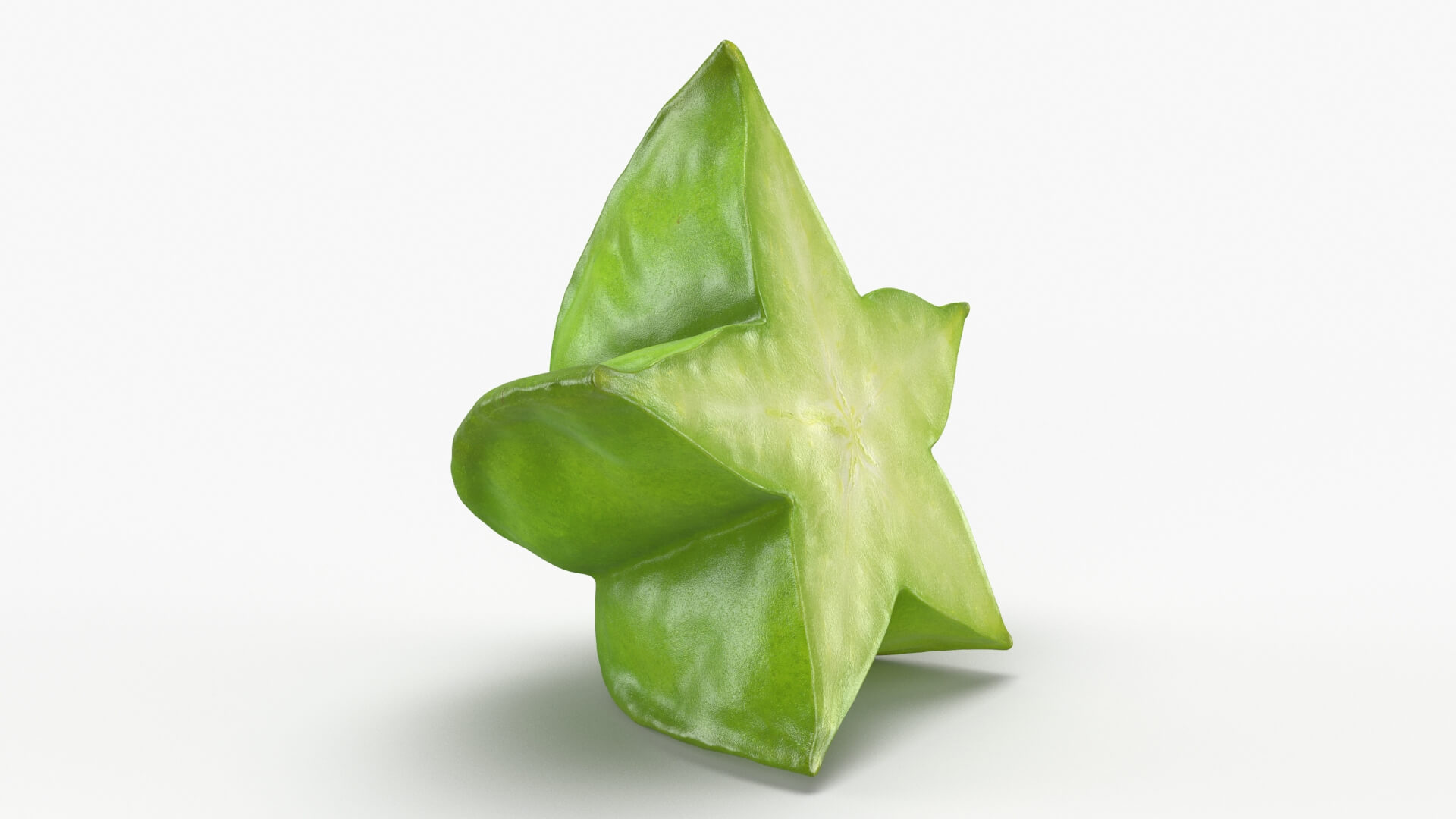 Sliced Star Fruit 3D Model