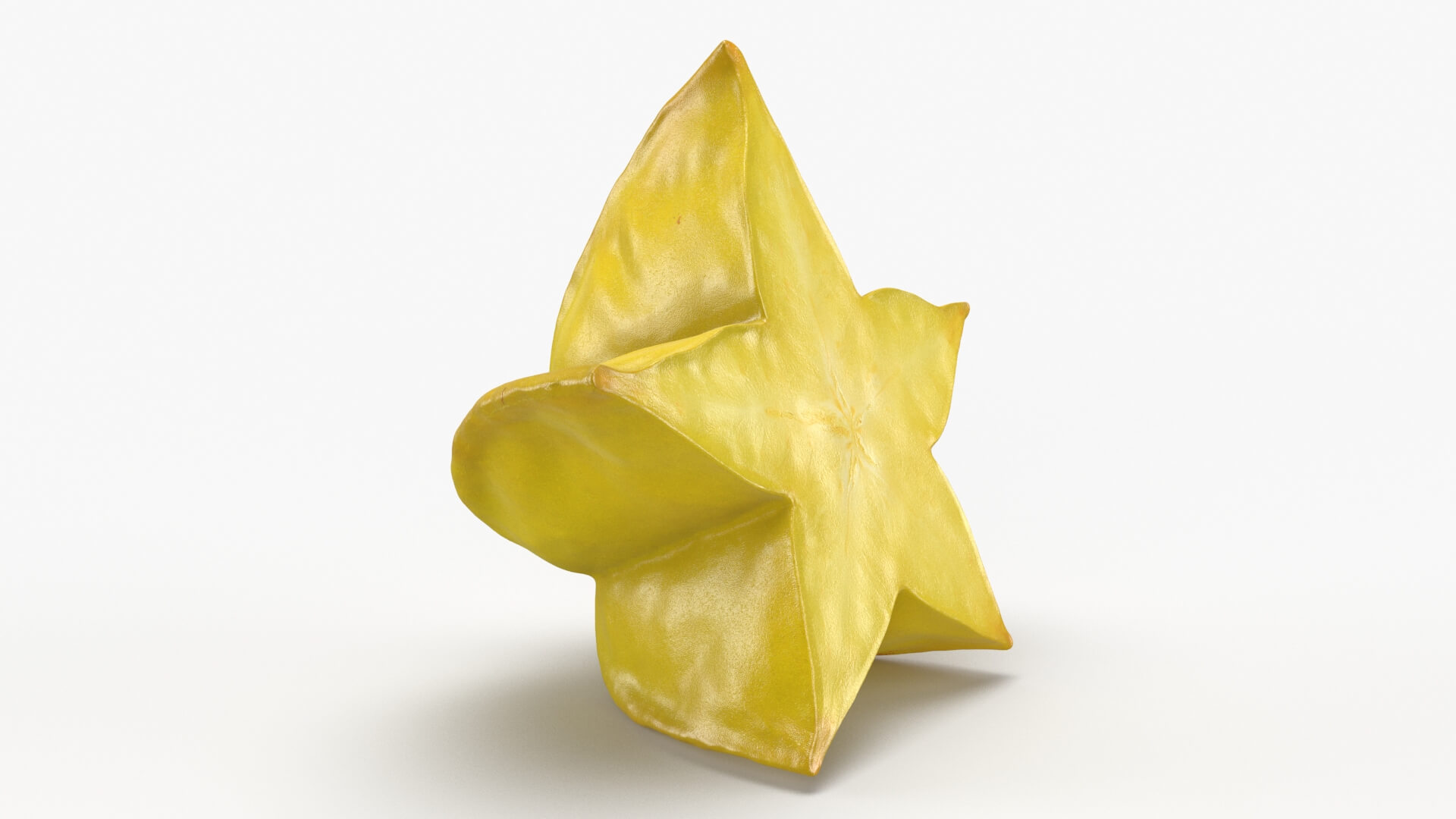 Sliced Star Fruit 3D Model