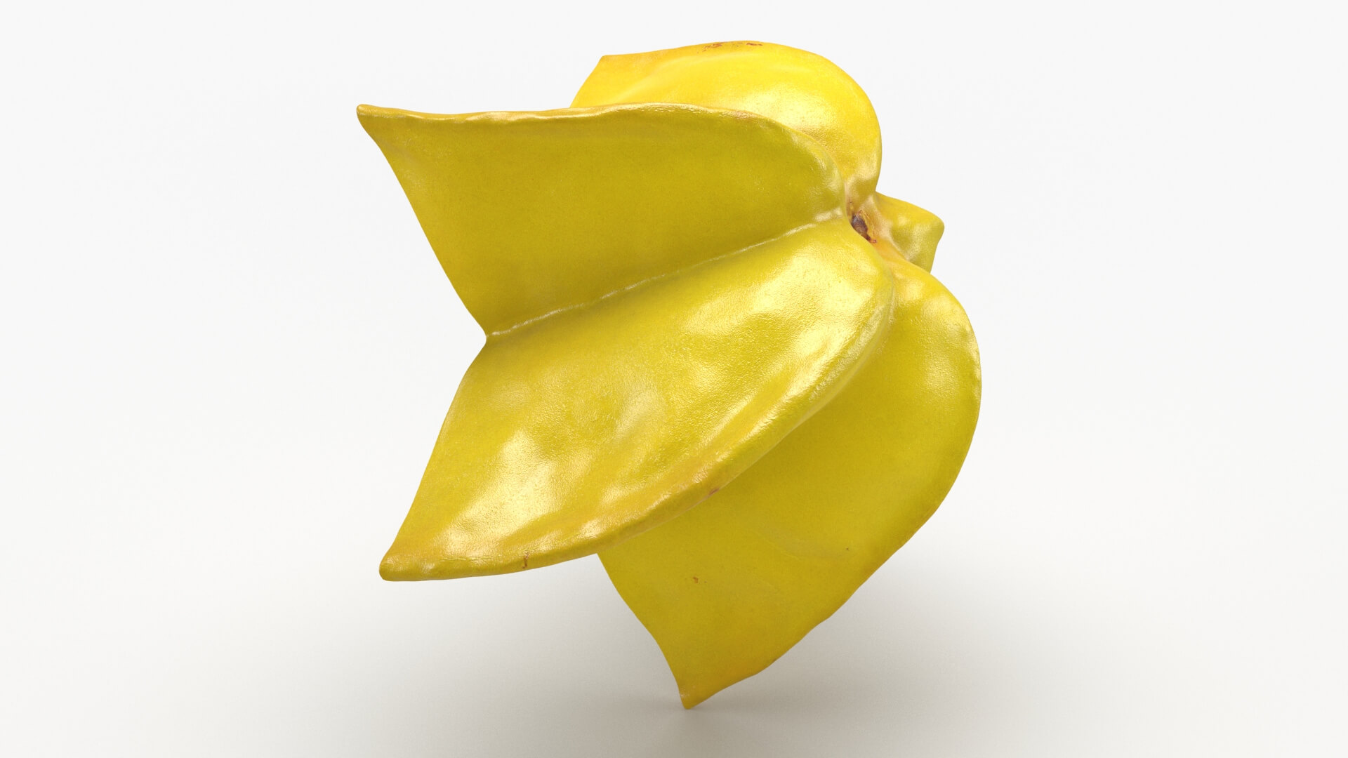 Sliced Star Fruit 3D Model