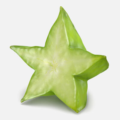 Sliced Star Fruit