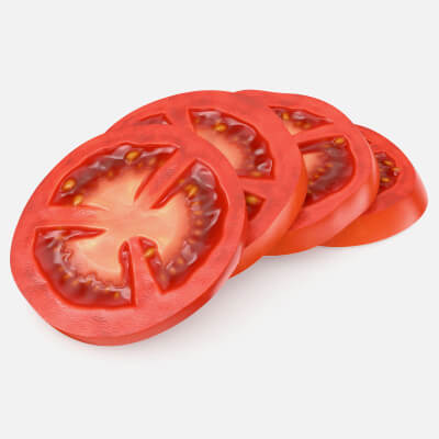 Realistic Sliced Tomato 2