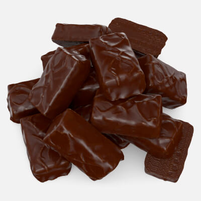 Snickers Almond Chocolate Bar Pile