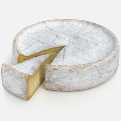 Soft Ripened Brie with Slice Cutout
