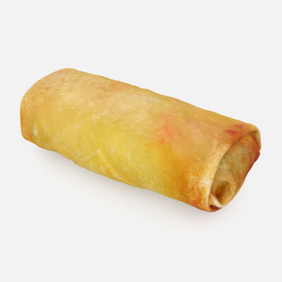 Spring Roll 02 - 3D Scanned 3D Model