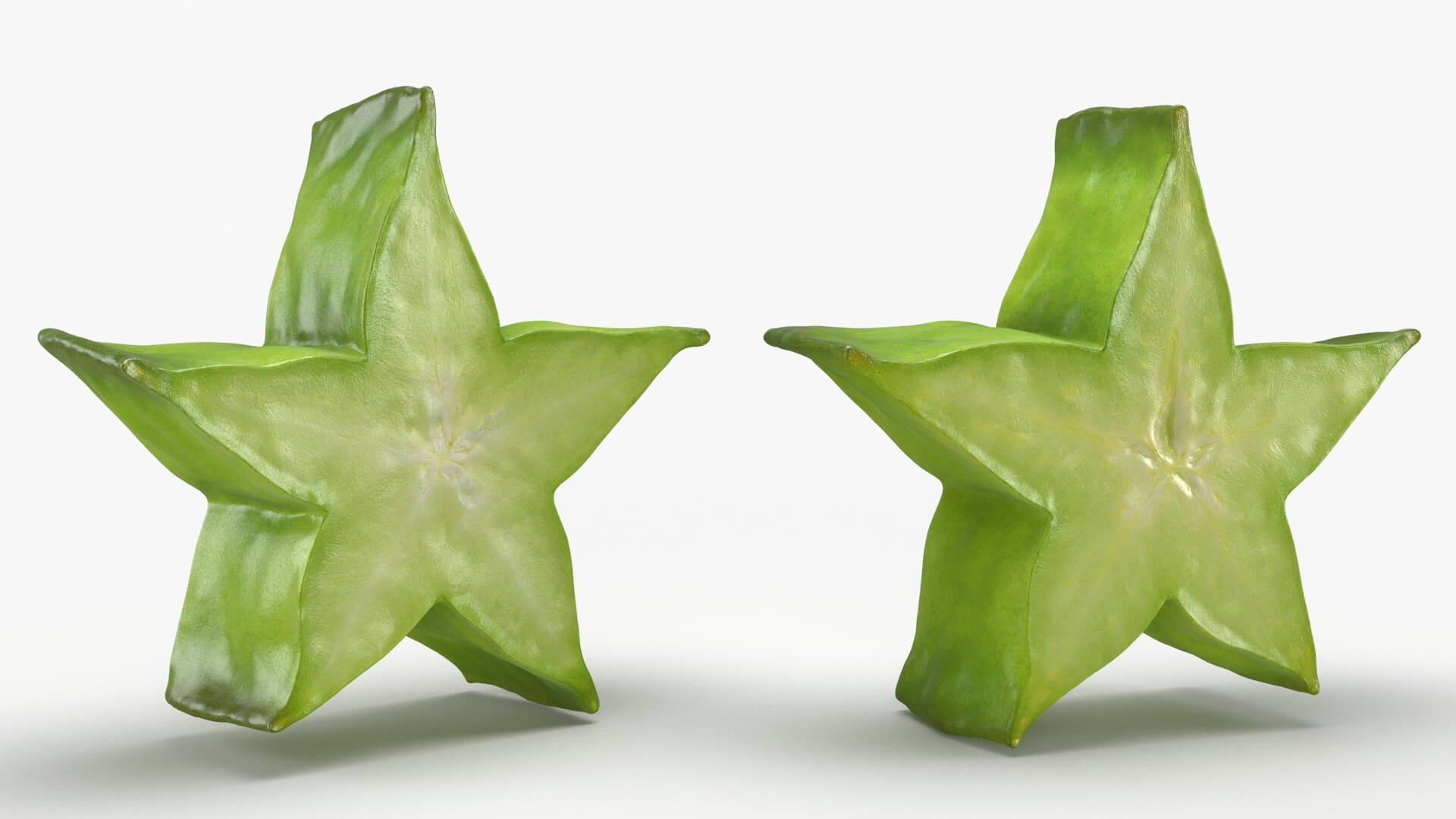 Star Fruit Slice 3D Model