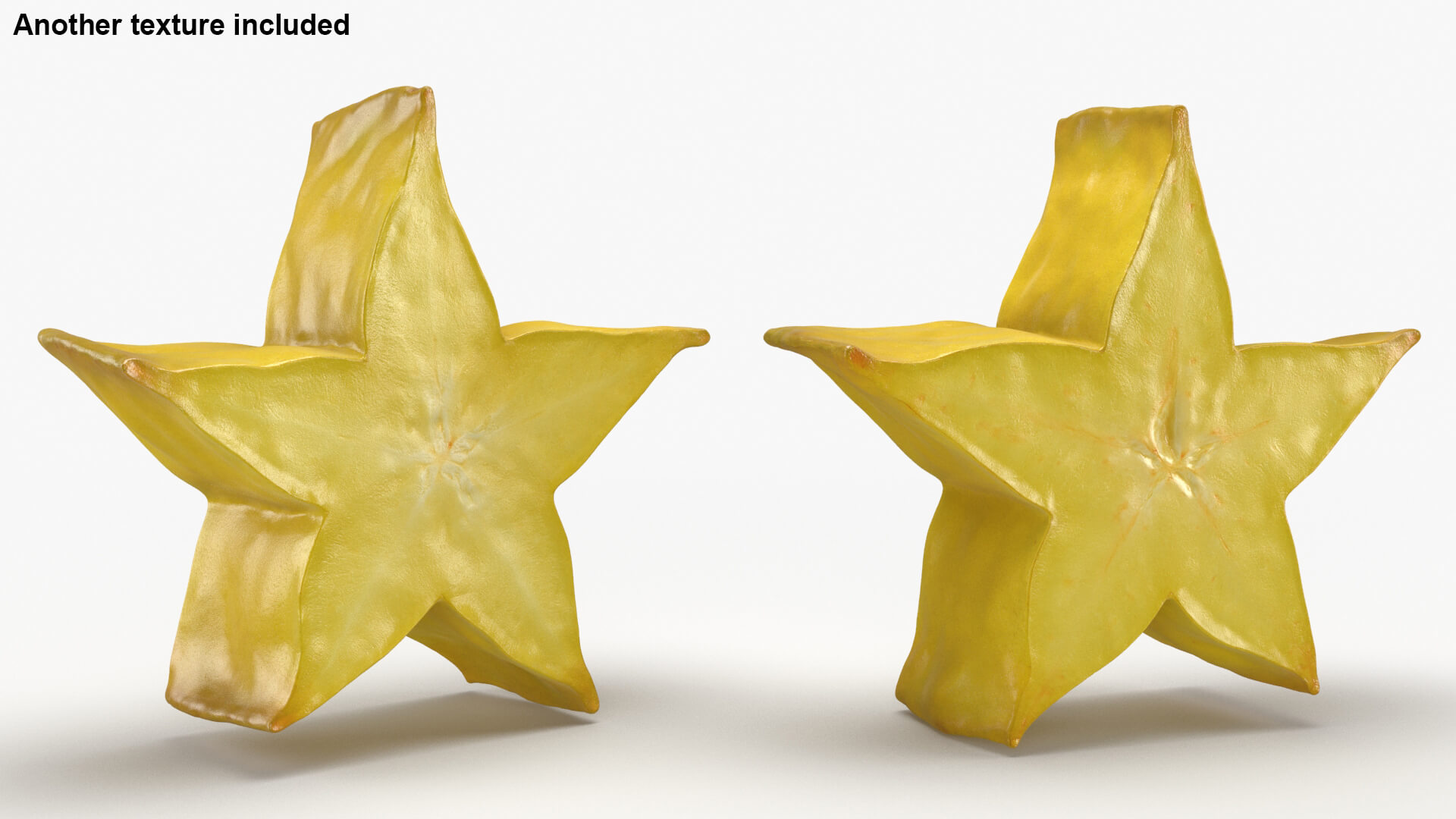 Star Fruit Slice 3D Model