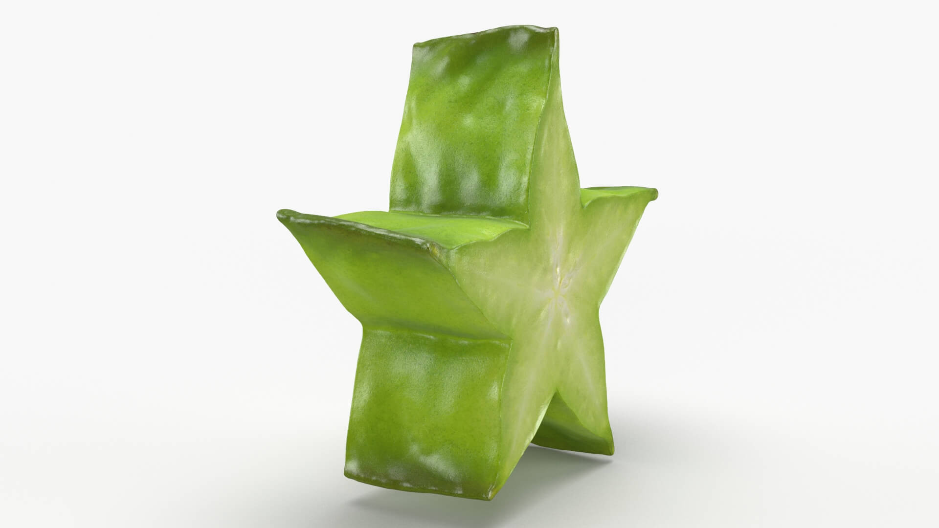 Star Fruit Slice 3D Model