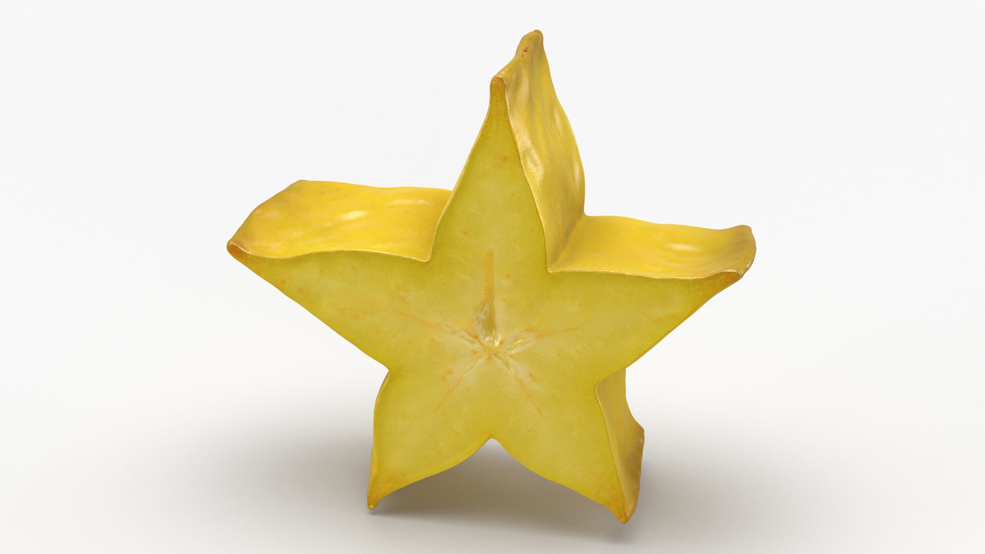 Star Fruit Slice 3D Model