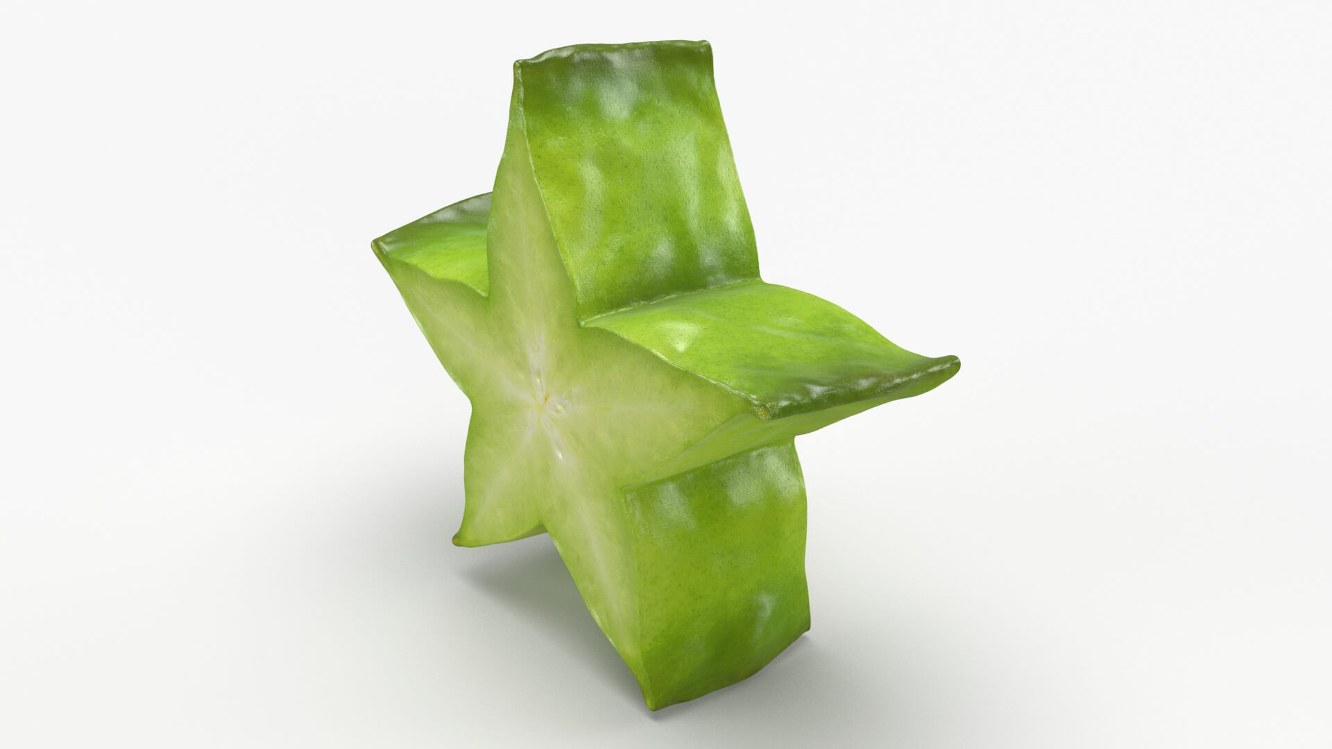 Star Fruit Slice 3D Model