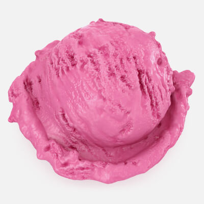 Strawberry Ice Cream Scoop