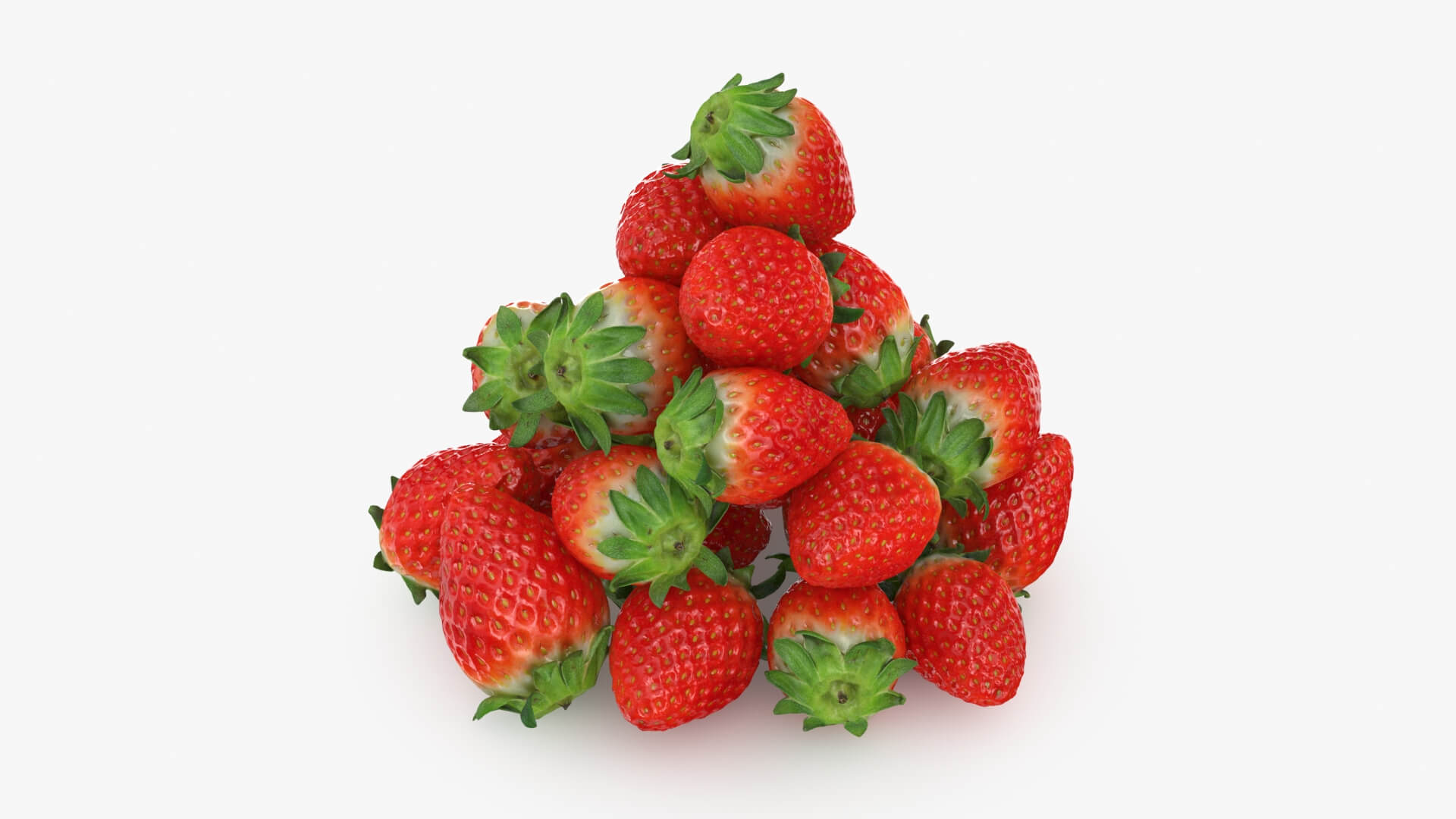 Strawberry Pile 3D Model
