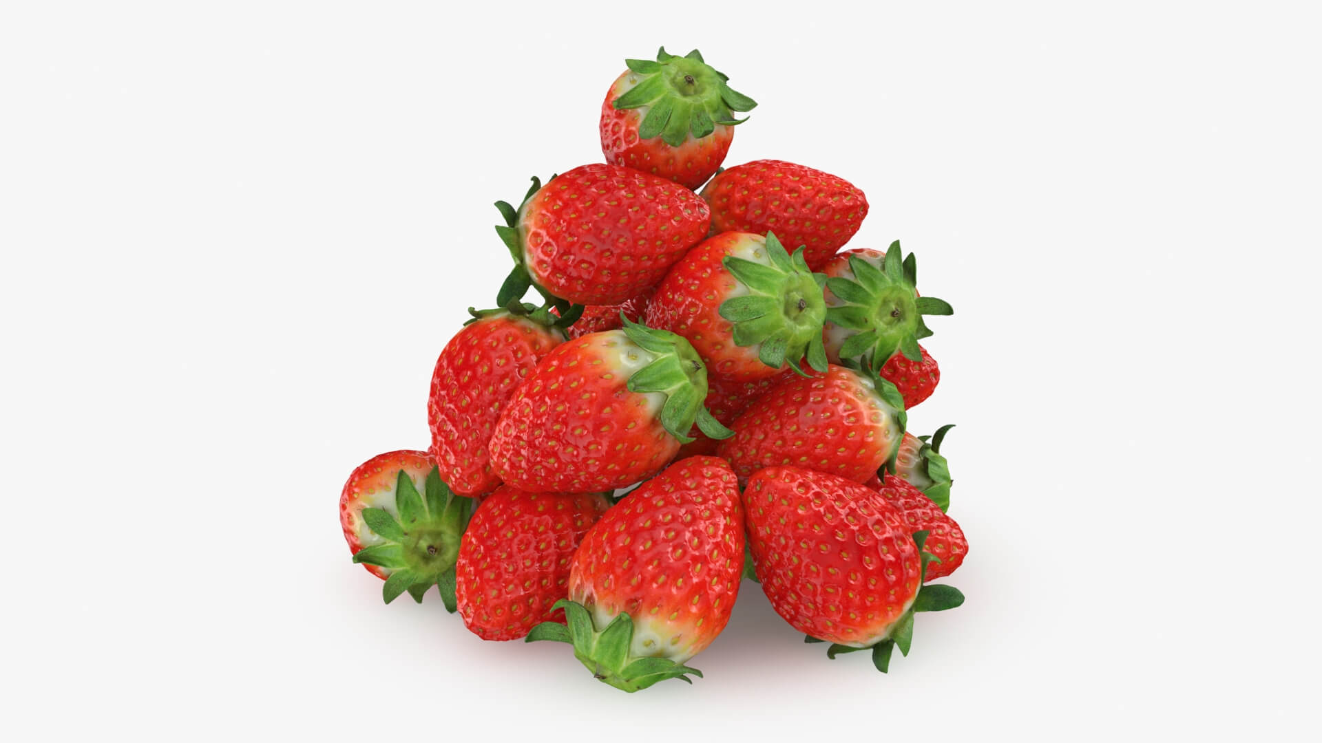 Strawberry Pile 3D Model