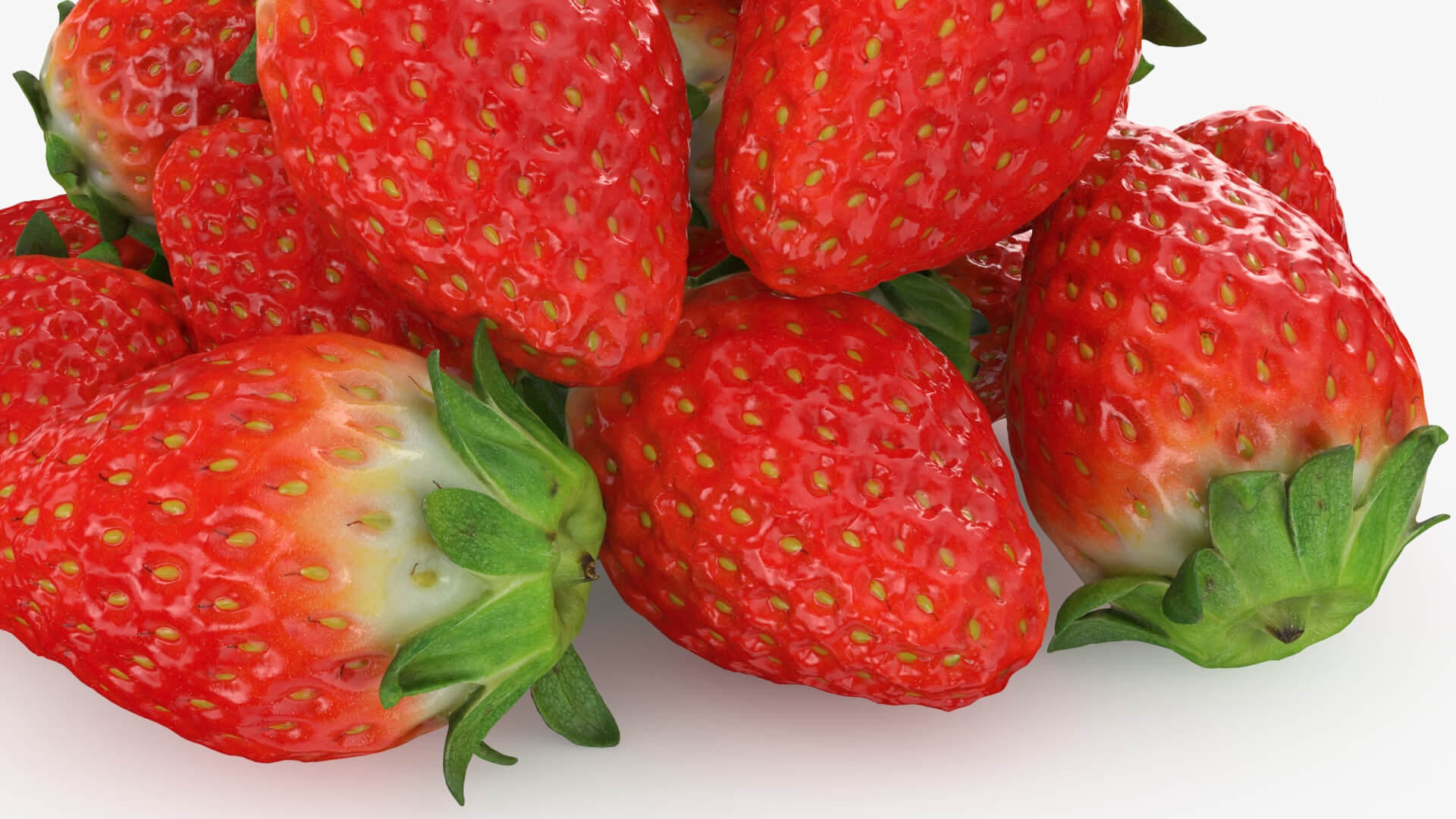 Strawberry Pile 3D Model