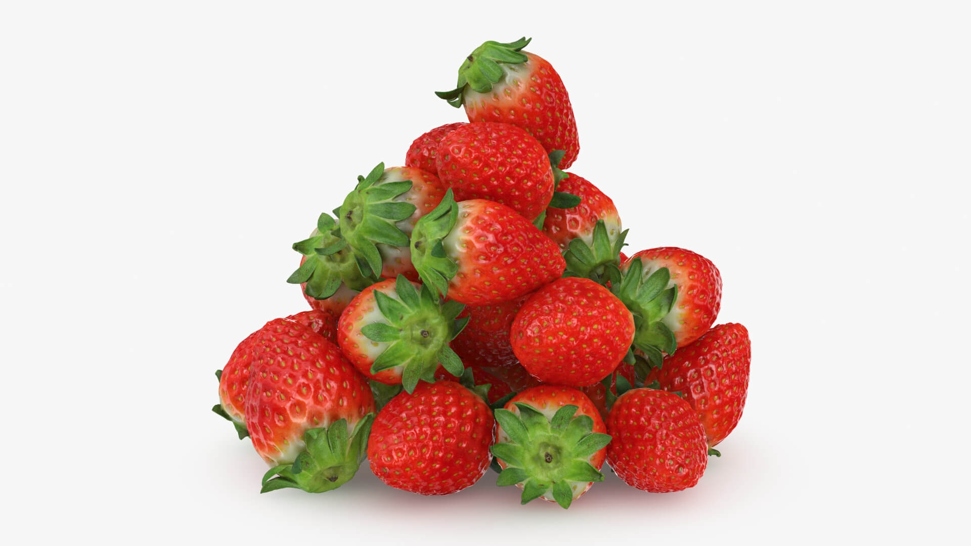 Strawberry Pile 3D Model