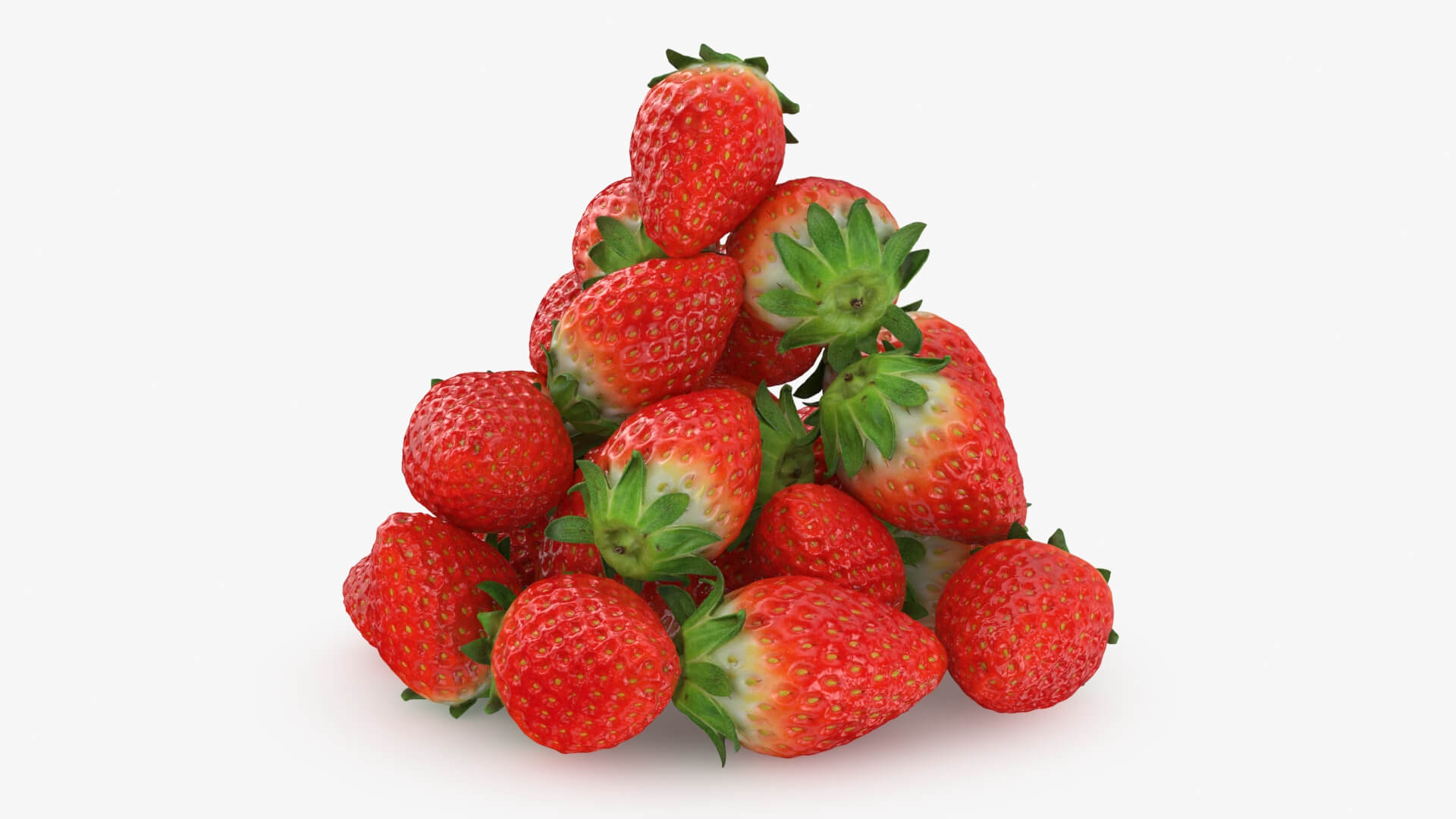 Strawberry Pile 3D Model