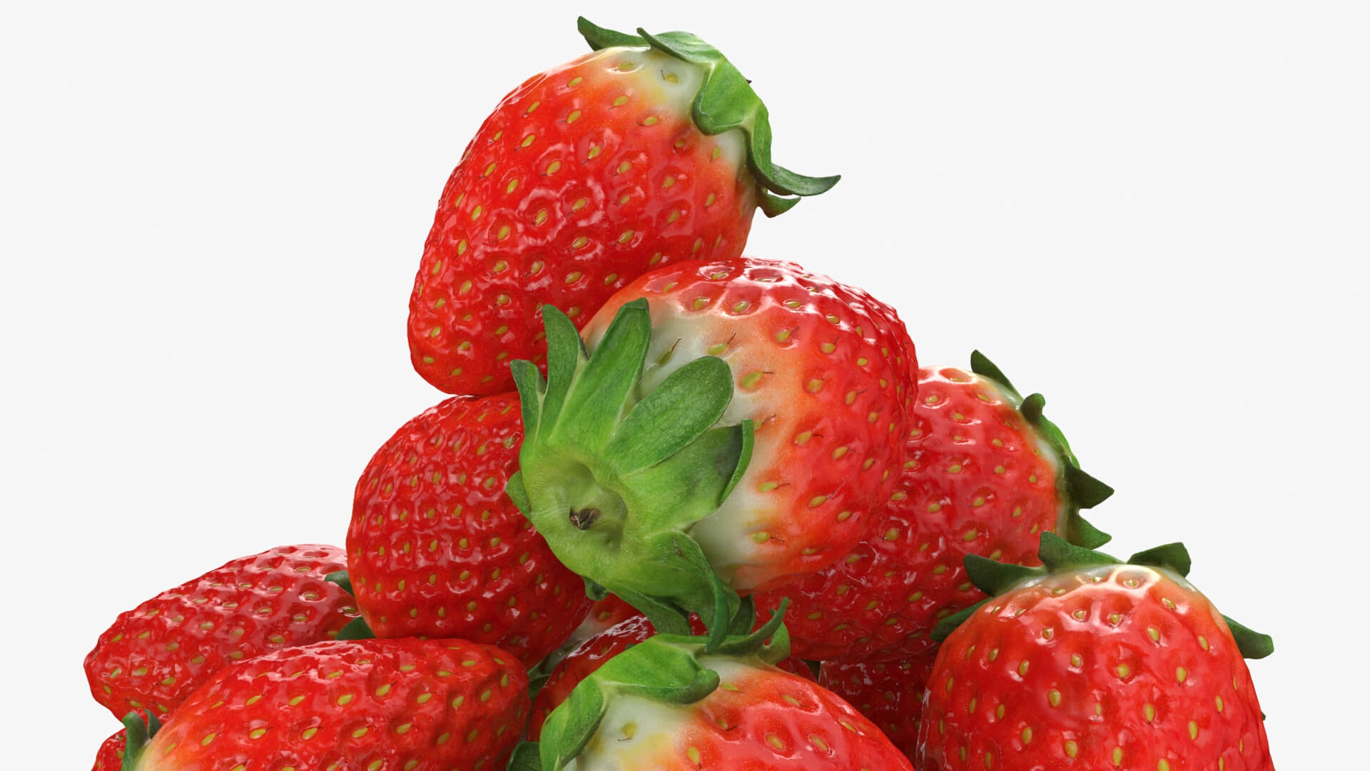 Strawberry Pile 3D Model