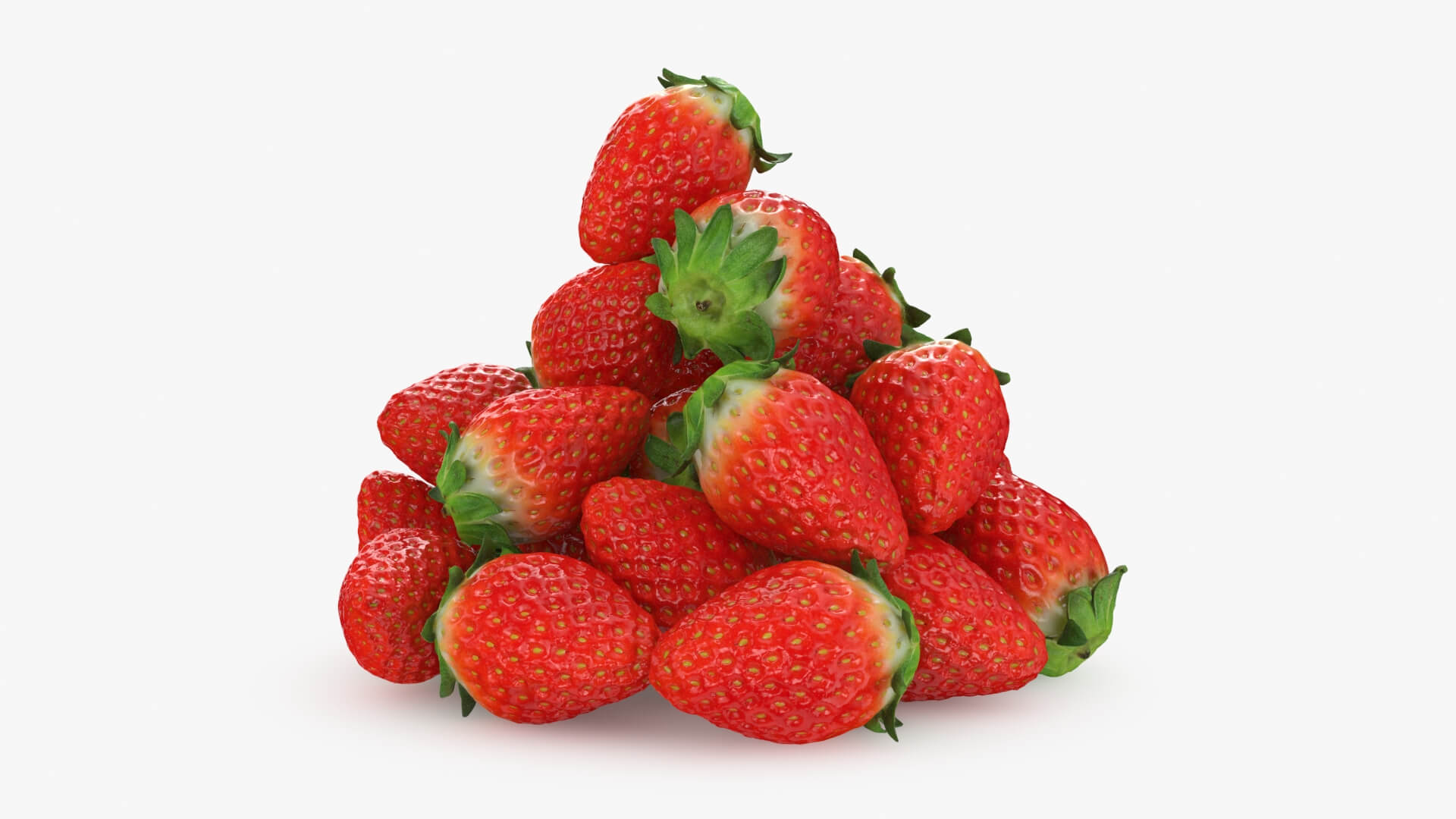 Strawberry Pile 3D Model