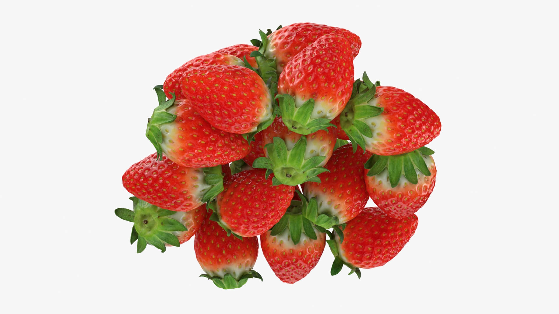 Strawberry Pile 3D Model