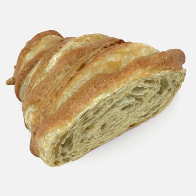 Striped Croissant Half