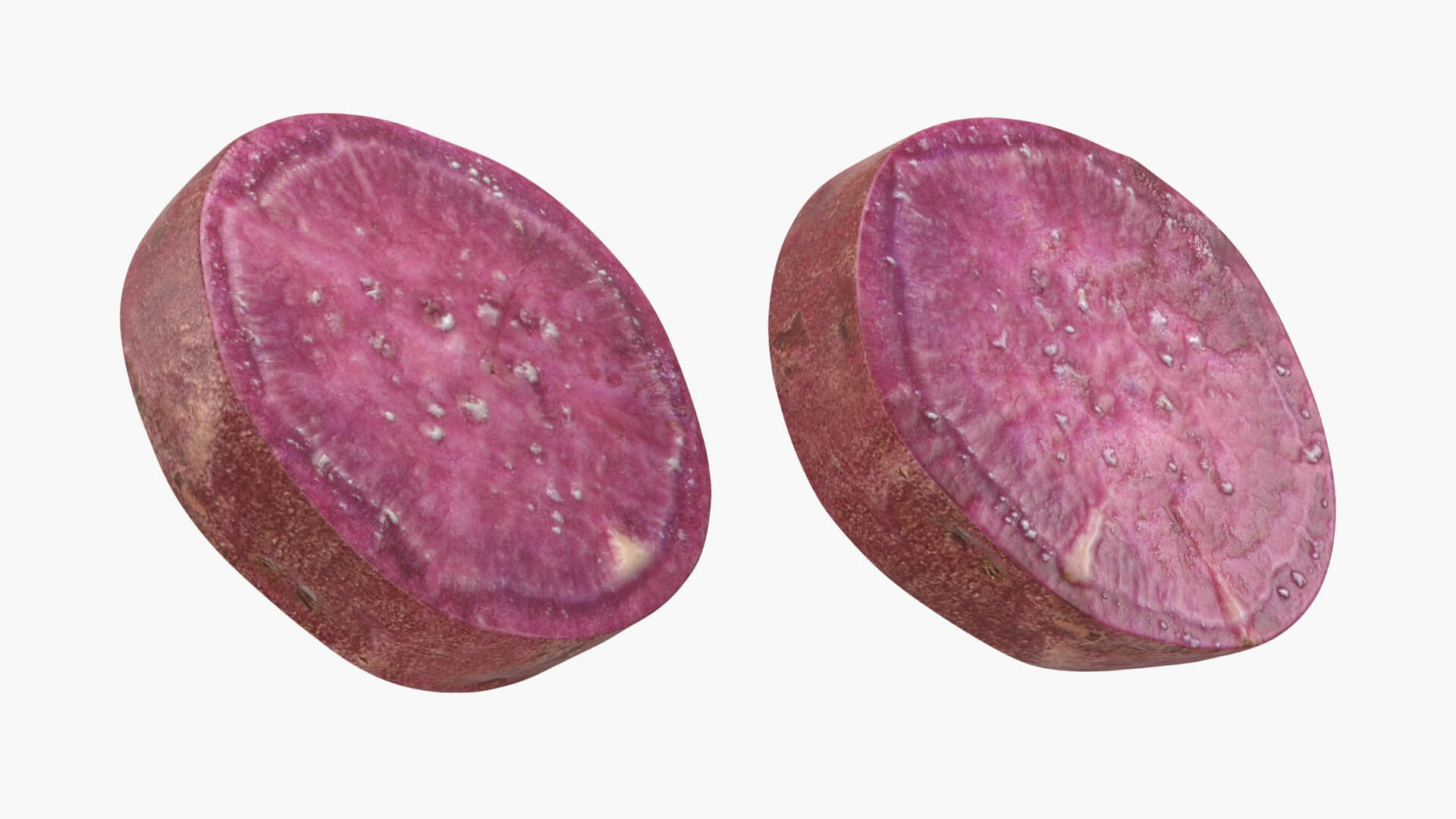 Sweet Potato Slice 02 3D Model